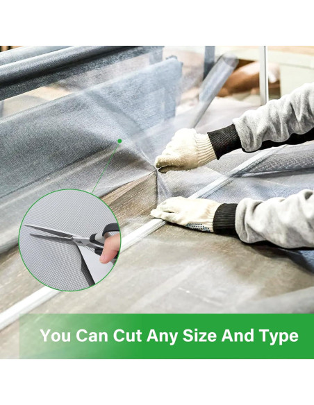 Kit de Reemplazo de Pantalla de Ventana DIGDRAM 81.28x20.12m Negra