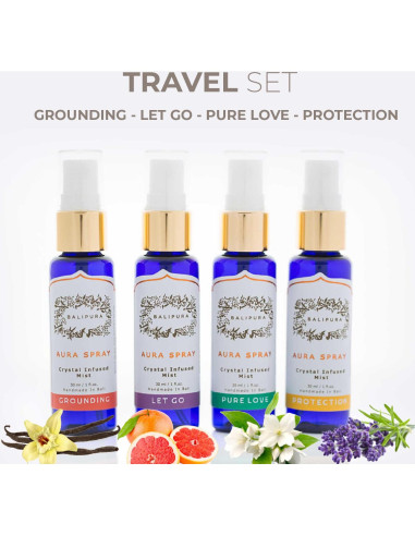 Set de 4 Aerosoles de Limpieza Aura Balipura - 30ml