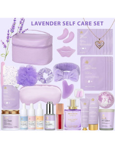 Set de Regalo Spa 33 Pcs Rosa Acca - Cuidado Facial y Corporal 2