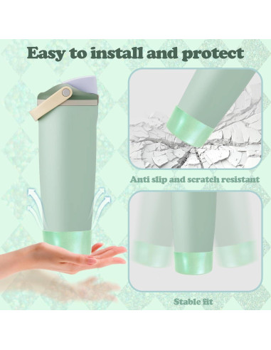 Bota de Silicona Kaitiaki para Owala 30 y 40 oz Eucalipto