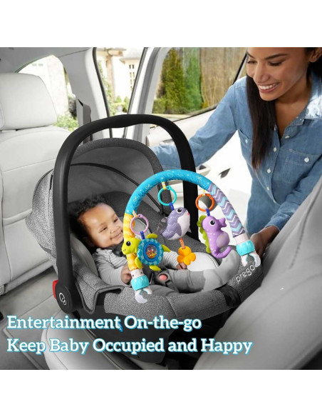 Juguete de Arco para Cochecito de Bebé XY - Móvil Musical Oceánico