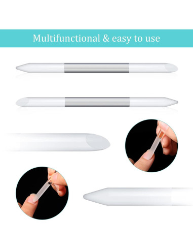 Juego de Limado de Uñas de Cristal Mudder 6 Piezas Verde