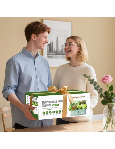 Sistema de Cultivo Hidropónico DRYADES 12 Cápsulas con Luz LED