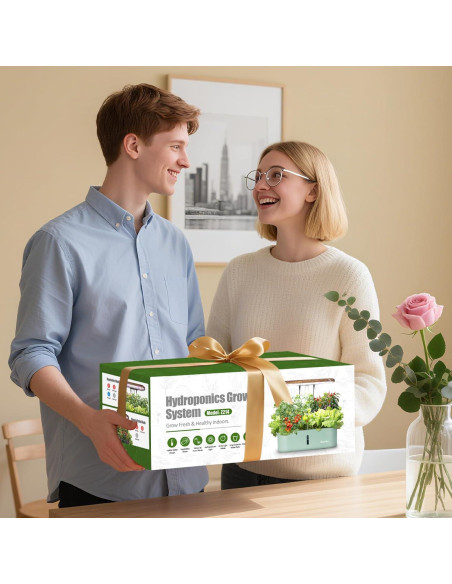 Sistema de Cultivo Hidropónico DRYADES 12 Cápsulas con Luz LED