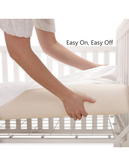 Sábana Ajustable para Cuna UOMNY Blanca 132x71 cm Poliester