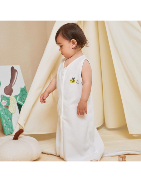 Saco de Dormir para Bebé DaysU 1.0 TOG Unisex Abeja Crema