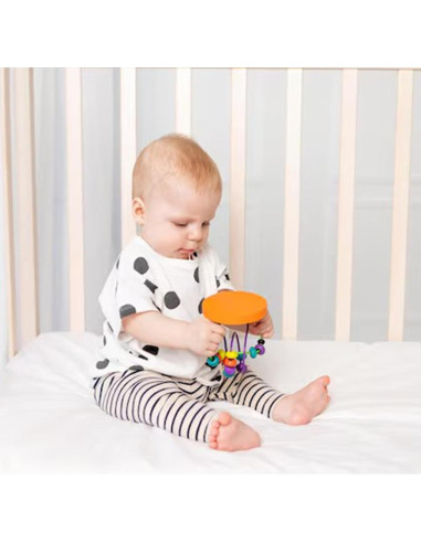 Sábana Ajustable para Cuna UOMNY Blanca 132x71 cm Poliester