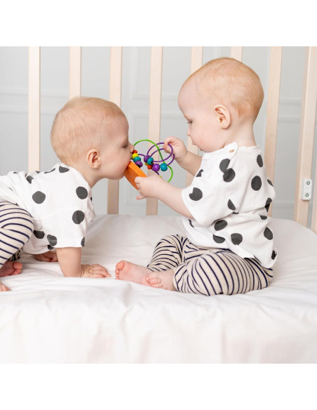 Sábana Ajustable para Cuna UOMNY Blanca 132x71 cm Poliester