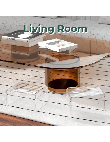 Escalón Acrílico Antideslizante Invisibiliter 35.1x24.9cm