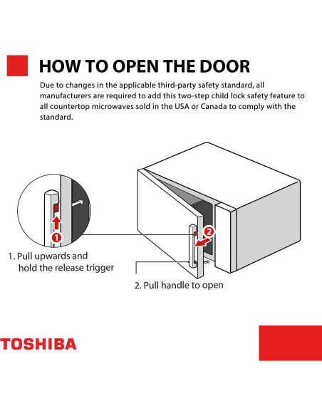 Horno Microondas TOSHIBA 8 en 1 Convección 1.0 Pies Cúbicos