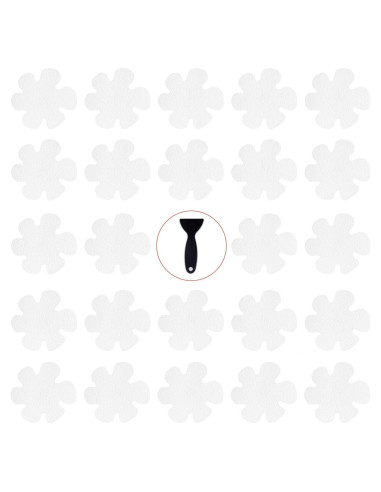 Pegatinas Antideslizantes Secopad 24 Piezas PEVA Transparentes