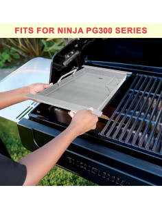 Plancha de Acero Inoxidable Ninja FlexFlame 43x31 cm 2