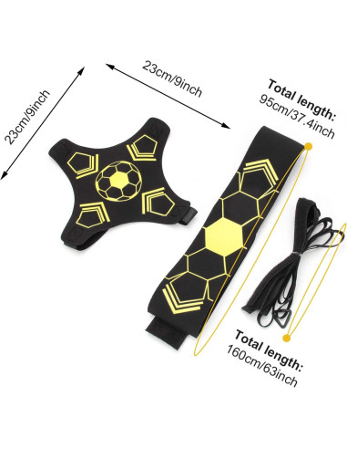 Entrenador de Cinturón de Fútbol Coolrunner - Neopreno Ajustable