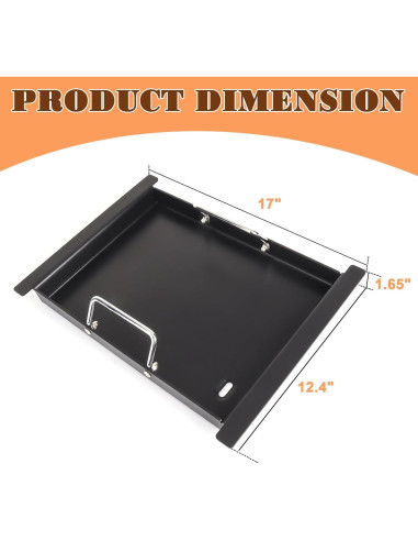 Repuesto de Plancha Media Ninja FlexFlame PG300 Acero Carbono 43.2x31.5cm