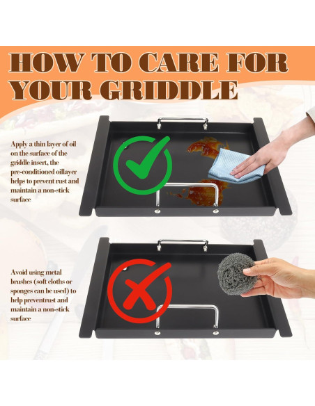 Repuesto de Plancha Media Ninja FlexFlame PG300 Acero Carbono 43.2x31.5cm