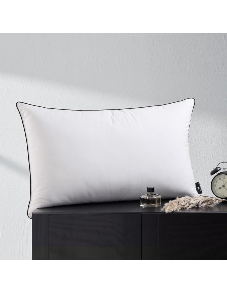 Almohada de Plumas de Pato Mosluna Reina 50x76 cm Suave