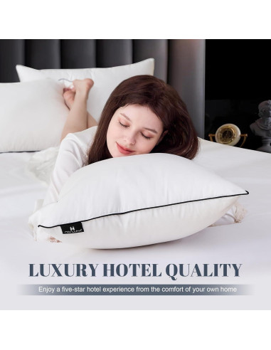 Almohada de Plumas de Pato Mosluna Reina 50x76 cm Suave