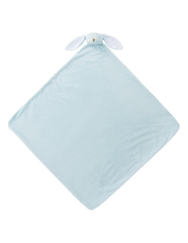 Manta de Siesta Angel Dear Conejo Azul 71x71 cm Microfibra