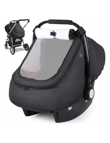 Cubierta de Asiento de Coche Rquite para Bebé - Impermeable y Aislante