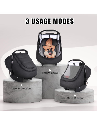 Cubierta de Asiento de Coche Rquite para Bebé - Impermeable y Aislante