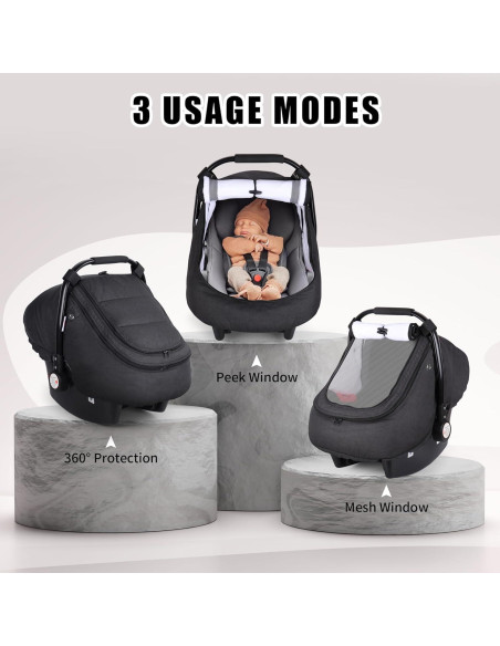 Cubierta de Asiento de Coche Rquite para Bebé - Impermeable y Aislante