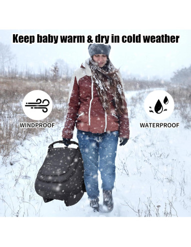 Cubierta de Asiento de Coche Rquite para Bebé - Impermeable y Aislante