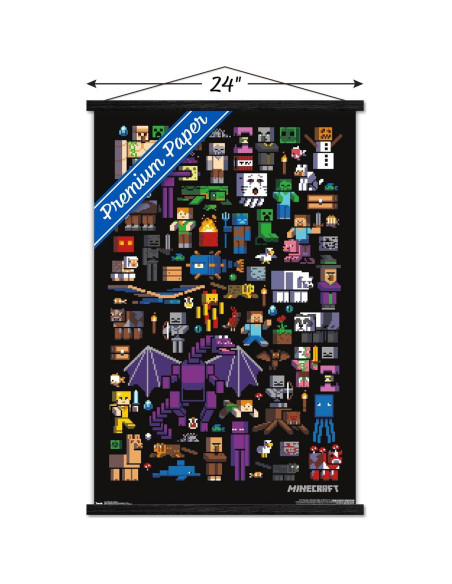 Póster de Pared Minecraft Mobbery Trends International 56.8x86.4cm Póster de Pared Minecraft Mobbery Trends International 56.8x86.4cm
