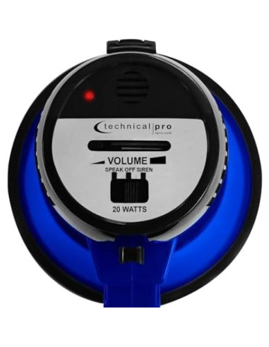 Megáfono Portátil Technical Pro Bullhorn 20W 300m con Sirena