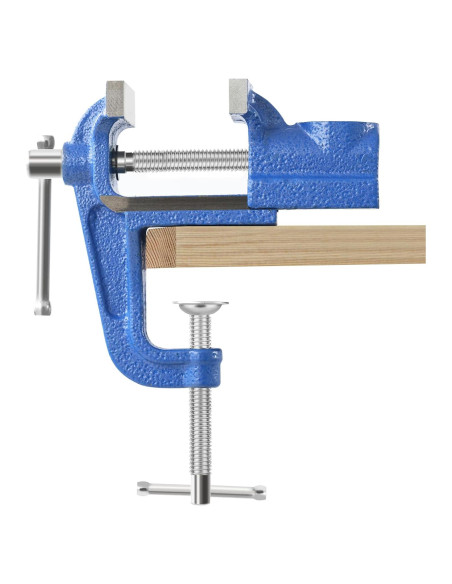 Mini Tornillo de Banco COGNATIVE 5.08 cm Azul Portátil