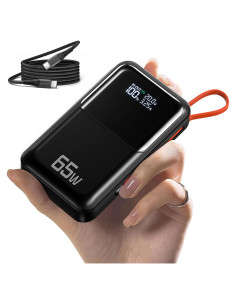 Cargador Portátil 65W Feidyns 27,000mAh USB-C Carga Rápida