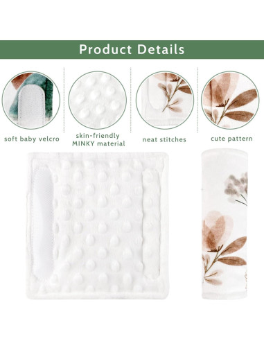 Almohadillas para Cinturones de Seguridad Bebé CARUILI Animales