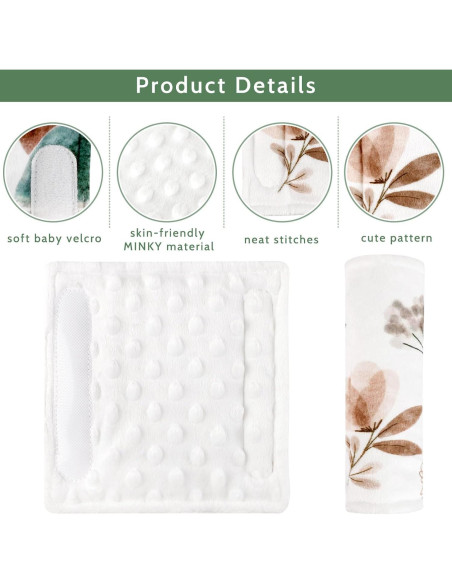 Almohadillas para Cinturones de Seguridad Bebé CARUILI Animales