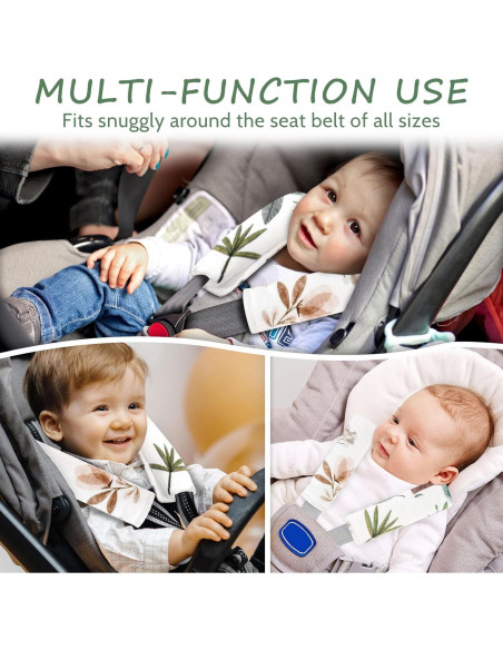 Almohadillas para Cinturones de Seguridad Bebé CARUILI Animales
