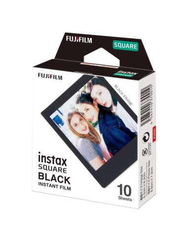 Película Fujifilm Instax Square Negra - 10 Exposiciones