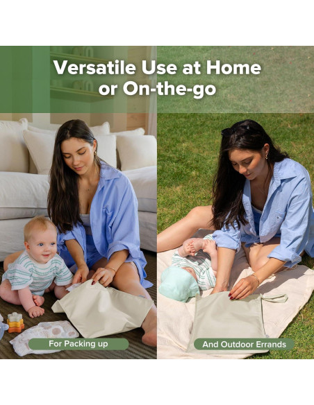 Bolsa Impermeable Haakaa para Bebé 320x370mm Beige