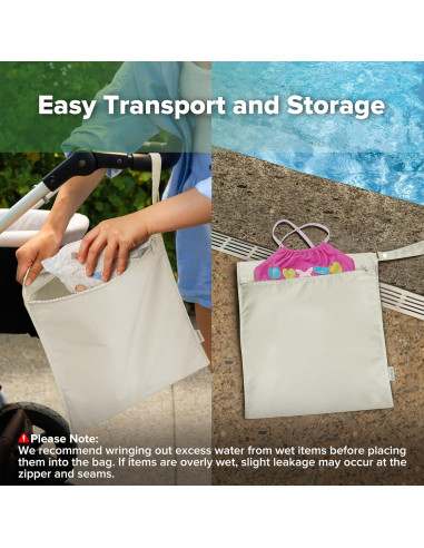 Bolsa Impermeable Haakaa para Bebé 320x370mm Beige