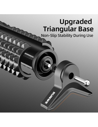 Rodillo de Espuma RUNWE 53 cm con Soporte Antideslizante