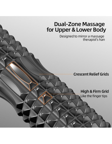 Rodillo de Espuma RUNWE 53 cm con Soporte Antideslizante