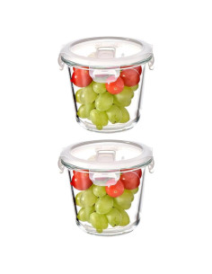 Contenedor de Almacenamiento de Sopa de Vidrio 680 ml - 2 Paquete