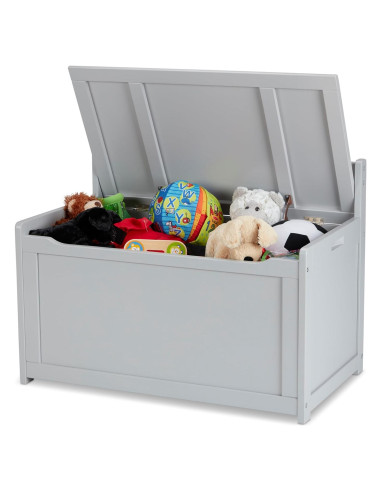 Cofre de Juguetes de Madera Melissa & Doug, Gris, 233.5L