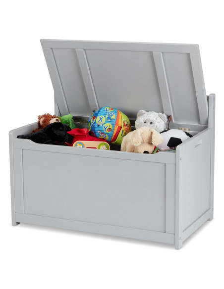Cofre de Juguetes de Madera Melissa & Doug, Gris, 233.5L