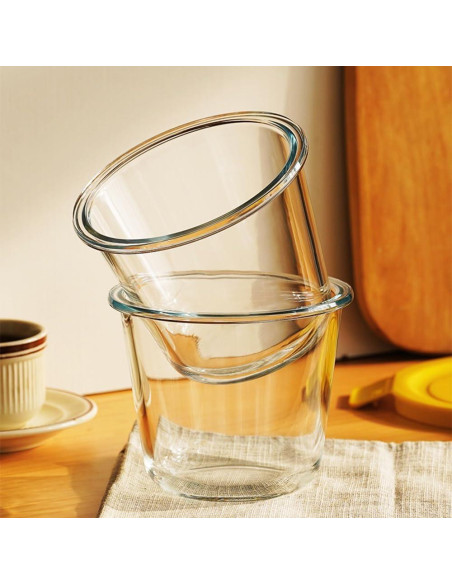 Contenedor de Almacenamiento de Sopa de Vidrio 680 ml - 2 Paquete Contenedor de Almacenamiento de Sopa de Vidrio 680 ml - 2 Paquete