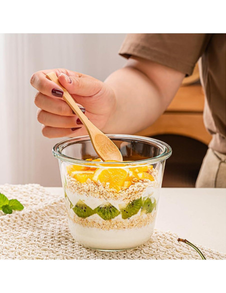 Contenedor de Almacenamiento de Sopa de Vidrio 680 ml - 2 Paquete Contenedor de Almacenamiento de Sopa de Vidrio 680 ml - 2 Paquete