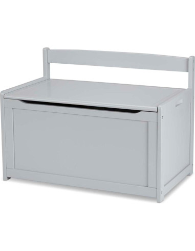 Cofre de Juguetes de Madera Melissa & Doug, Gris, 233.5L