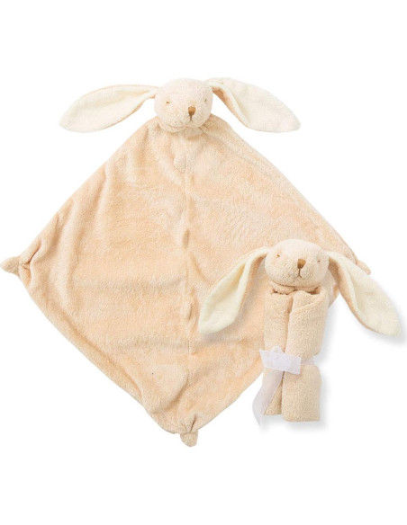Conjunto de Gemelos Acurrucados Angel Dear Conejo Beige