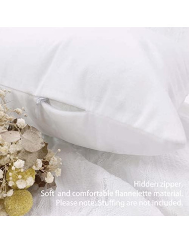 Funda de Cojín Decorativa QIYUHOY 45x45 cm Azul Arcoíris