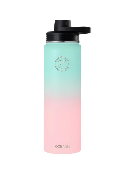 Botella de Agua Oceania Acero Inoxidable 22oz Boca Ancha
