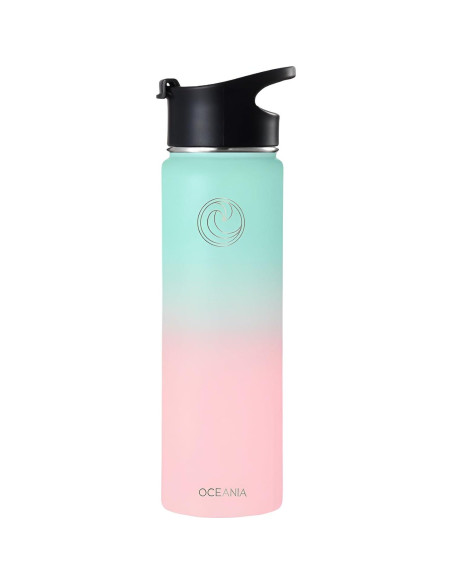 Botella de Agua Oceania Acero Inoxidable 22oz Boca Ancha