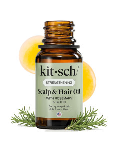 Aceite de Romero Kitsch 10mL para Crecimiento Cabello con Biotina