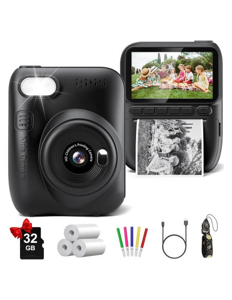 Cámara Instantánea para Niños Gofunly H2 3.0" HD 1080P